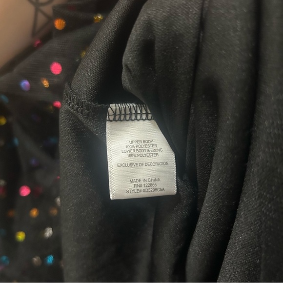 Zunie "Merry & Bright" Christmas Colorful Dress Size  5 - Picture 3 of 4